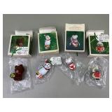 4 hallmark keepsake ornaments - 1980s - jingling