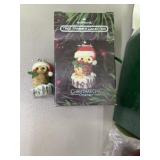 3 hallmark ornaments- 1989s - Christmas owl, the