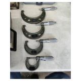 4 pc Mitutoyo   Micrometer Set