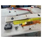 Balsa  Wooden 1/2A R/C Airplanes with Motors -