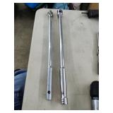 2.  1/2"  Breaker Bars. 19"  &  181/2" Long
