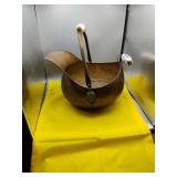 Large Copper Coal Scuttle. 16" x14 "x 11"Tall