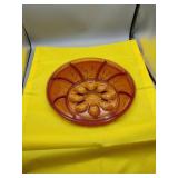 Amber Egg Plate