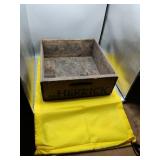 E.S.Herrick Wood Crate.   Marked on all 4 Sides