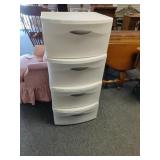 4 Drawer Sterlite Storage Chest.  Each one is