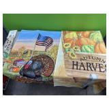 3 fall flags - 28x39in