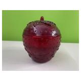 Longaberger glass strawberry