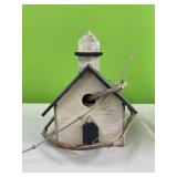 Wooden bird house
