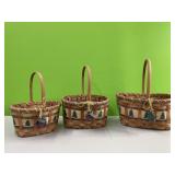 Set of 3 nesting baskets