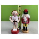 2 nutcracker ornaments