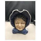 Handprints pitcher of lady