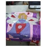 12 large misc flags valentines, easter, spring