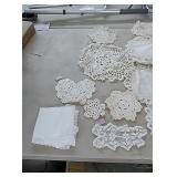 Fancy Work - Doilies, towels,hankies