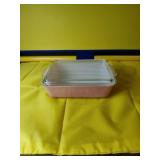 Pyrex Covered Pink 1 1/4 qt Dish
