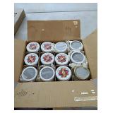 20 jam and jelly jars with rings
