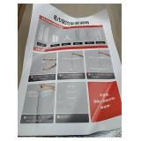 White clothes drier/hanging rack, pieces all