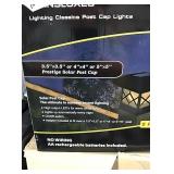 Solar post cap lights 8 pack