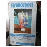 Pvc towel rack- storage for towels,masks,etc