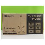 Tv ceiling mount - most 32-70in - adjustable
