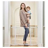 Cumbor 52in Auto Close Safety Baby Gate, Extra