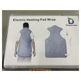 Electric heating pad wrap