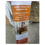 Grey Retractable Safety Gate with Hardware fits