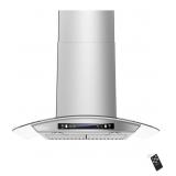 IKTCH 30-inch Wall Mount Range Hood Tempered