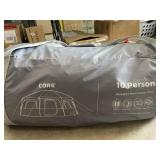 10 person straight wall cabin tent