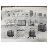 Pool side storage basket