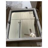 22"x 30" Black Mirror for Wall- Sturdy Metal