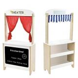 labebe - Wood Puppet Theater, Flannel Curtain