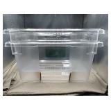 Approx 12 x 18 x 9 deep food/ storage boxes