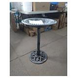 Bird bath with fountain approx 128" tall