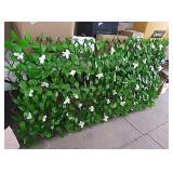 Expandable flower wall/fence approx 47"tall