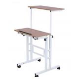 SDADI 2 Inches Carpet Wheels Mobile Standing Desk
