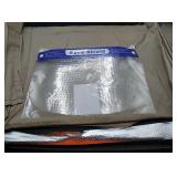 New One case of 100 face shields and one case of