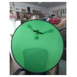 New Webcam chair background 41.5". Folds up in bag