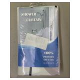 New Shower curtain and hooks