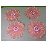 New Orange sunflower doilies 11in - 4 pack