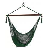 Hanging Caribbean XL hammock chair - jungle green