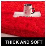 New 3x5ft Red Soft  Memory Foam Rug