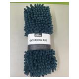 New bath rug - dark teal