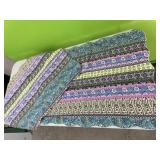2 king size Boho quilted pillow shams
