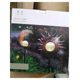 New Moon and Sun Solar Light Stakes
