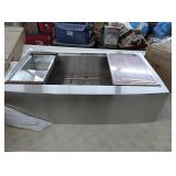 New Stainless steel sink satin finish 36×22×10