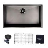 New Vuzati Undermount Gun Metal Stainless Steel