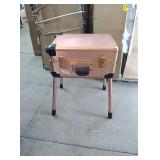 Traveling make up case with lights, speaker,plug