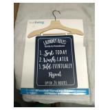 New wood laundry room wall hanging with laundry