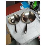2 Emeril skillets 8" and  10"