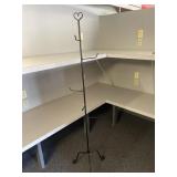 Iron hat rack 65in tall